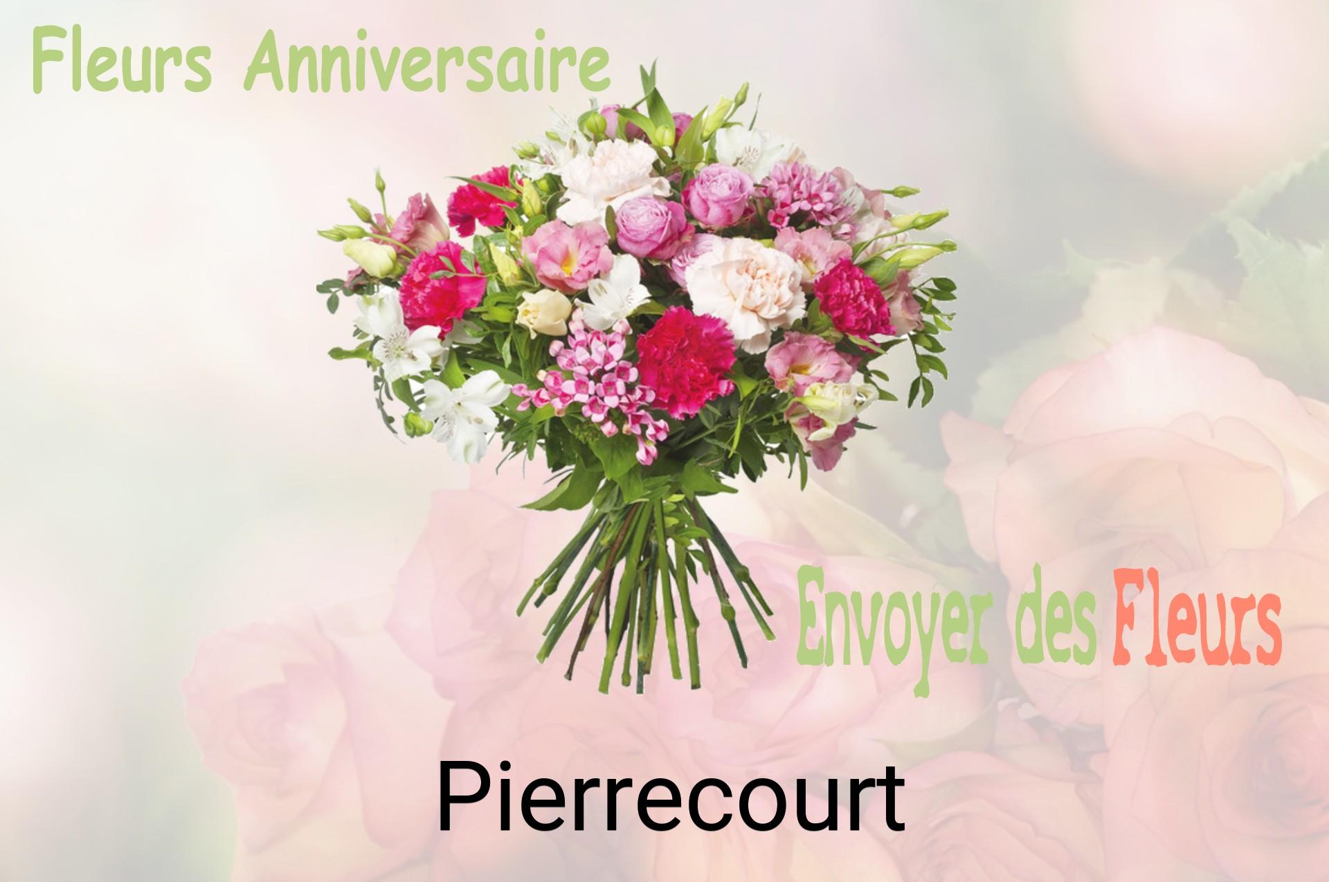 Bouquet de fleurs d’anniversaire livré à Pierrecourt