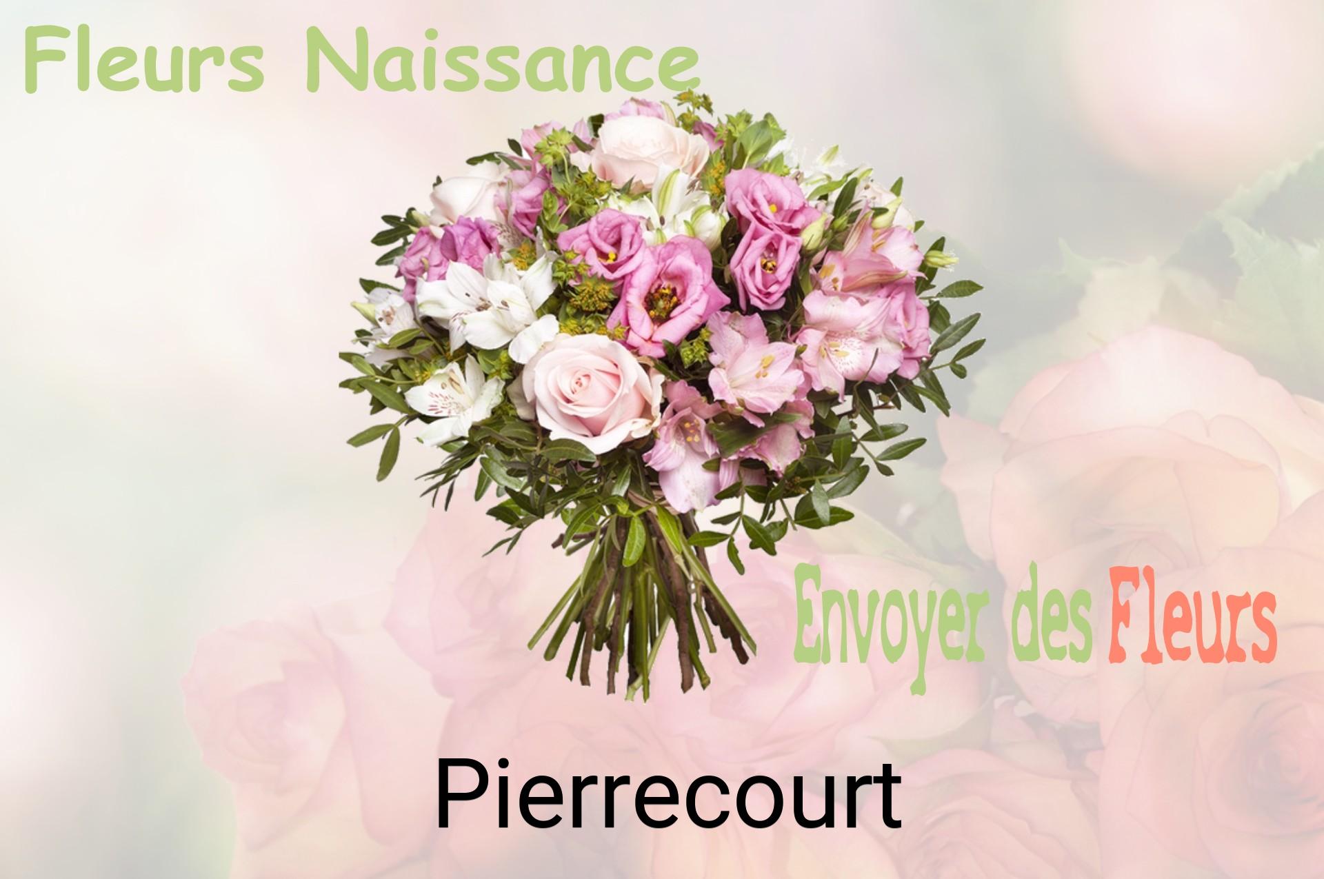 Bouquet de fleurs de naissance livré à Pierrecourt